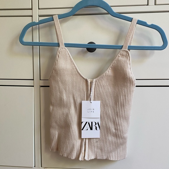 ZARA Ribbed crop top - Picture 5 of 5
